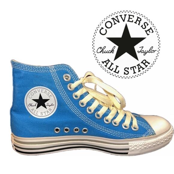 Converse Chuck Taylor Blue All-Stars - 108773F: Men’s‎ 5 Wo’s 7 - Picture 2 of 4
